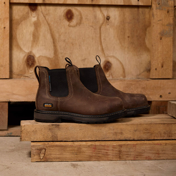 Ariat riveter chelsea waterproof composite toe waterproof boots ladies