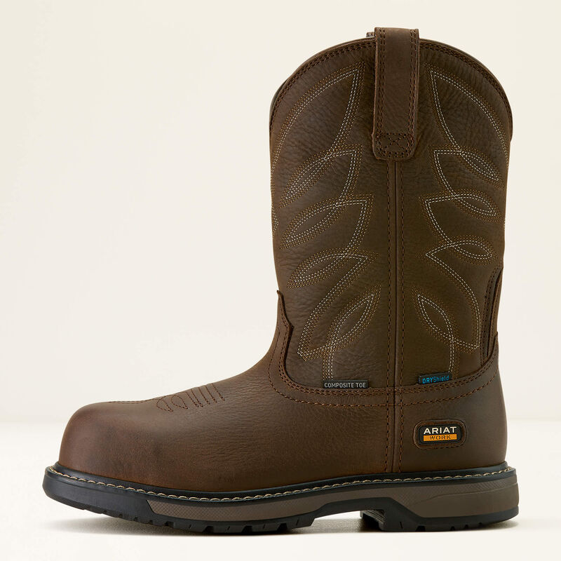 Ariat riveter pull on waterproof composite toe waterproof boots ladies