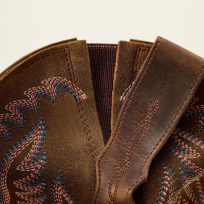 Ariat cattle caite wide square toe  western boot for ladies