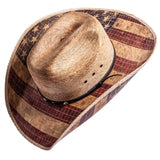 American hat makers Liberty | chapeau de cowboy en paille de palmier mexicaine