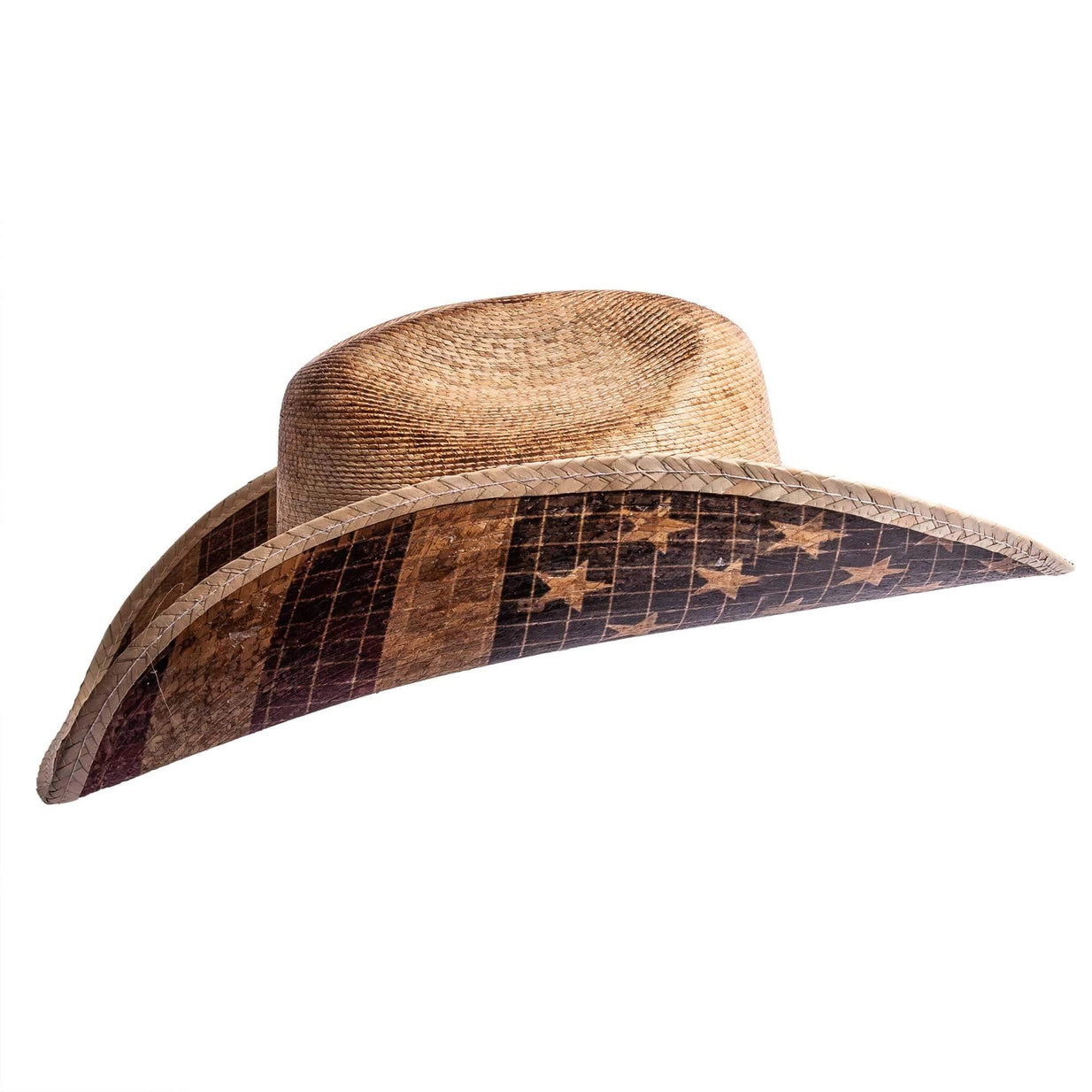 American hat makers Liberty | chapeau de cowboy en paille de palmier mexicaine