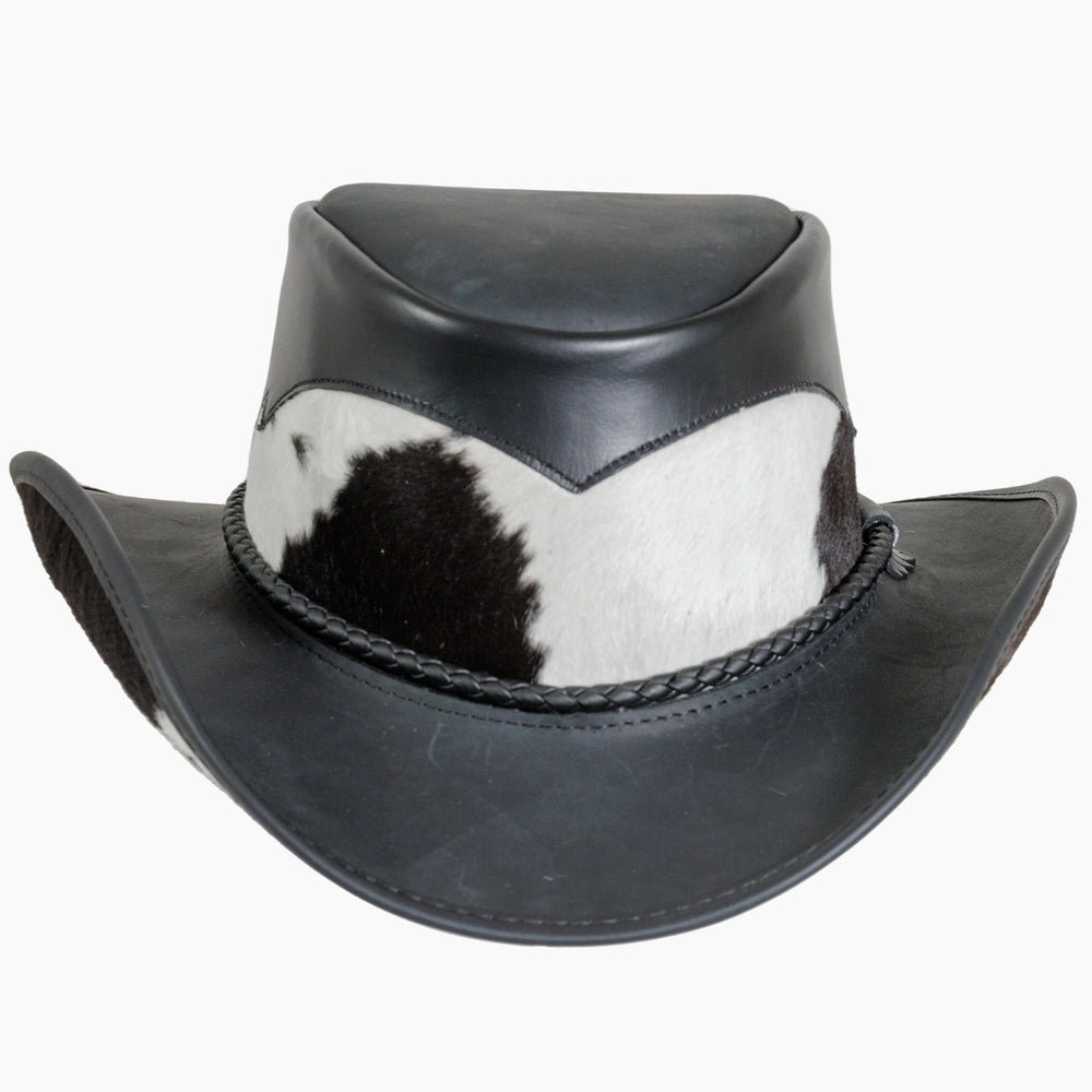 American hat makers Pinto | chapeau de cowboy en cuir avec détails en cuir de veau