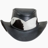 American hat makers Pinto | chapeau de cowboy en cuir avec détails en cuir de veau