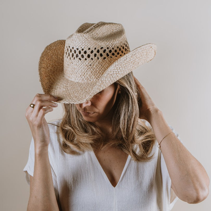 Sandoval Mazatlan raffia cowboyhut für Damen