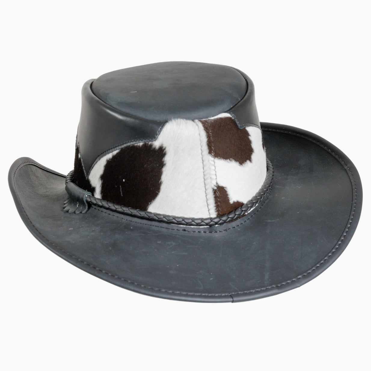 American hat makers Pinto | chapeau de cowboy en cuir avec détails en cuir de veau