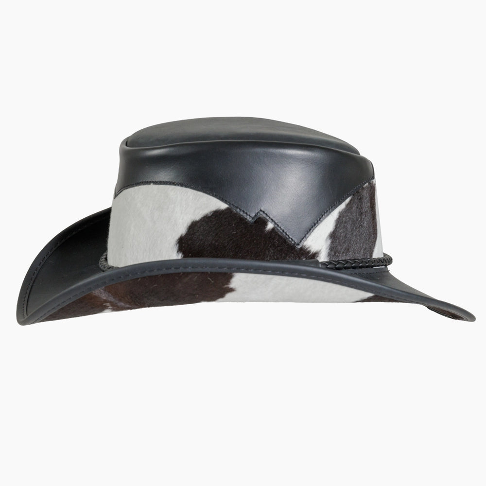 American hat makers Pinto | chapeau de cowboy en cuir avec détails en cuir de veau