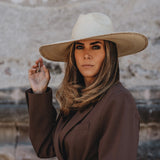 Sandoval Comala cowboy strohoed met brede rand voor dames