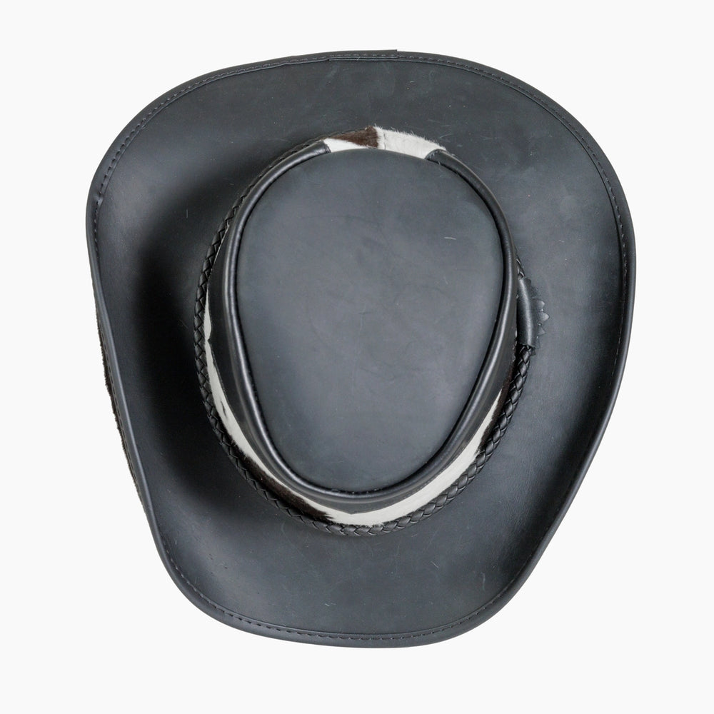 American hat makers Pinto | chapeau de cowboy en cuir avec détails en cuir de veau