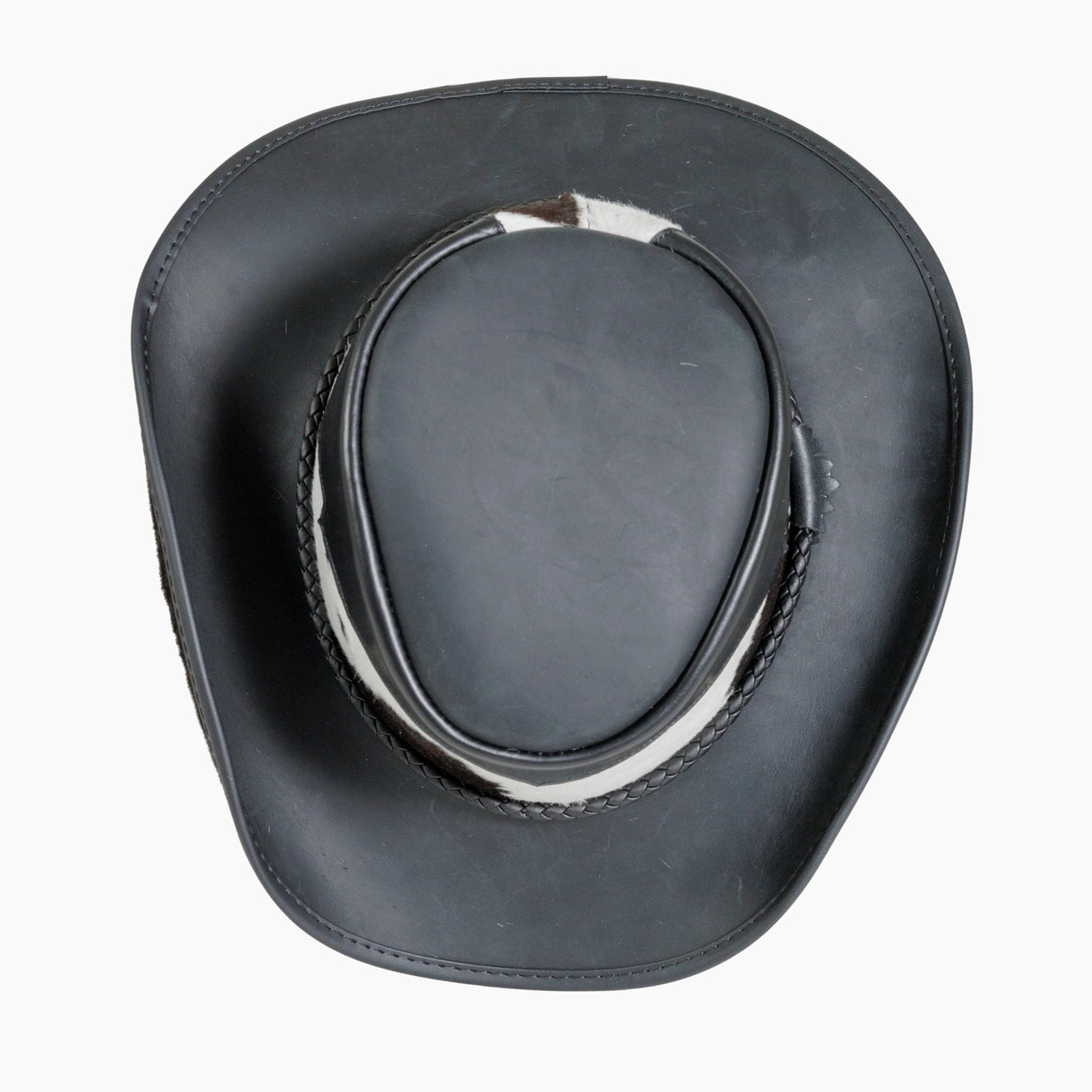 American hat makers Pinto | chapeau de cowboy en cuir avec détails en cuir de veau