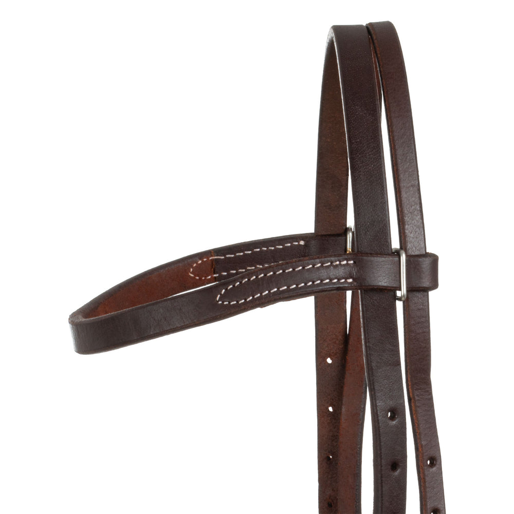 Lakota western fancy german silver buckels bridle