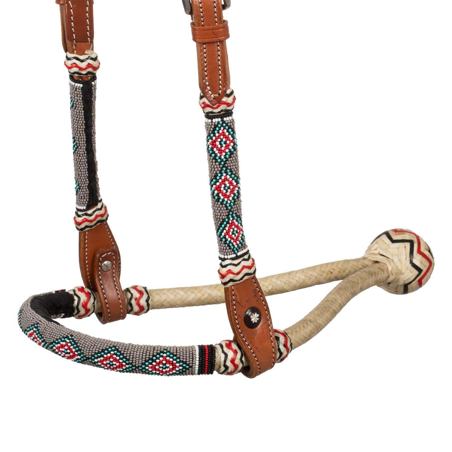 Pool's zandparels Bosal set met katoenen Mecate teugels