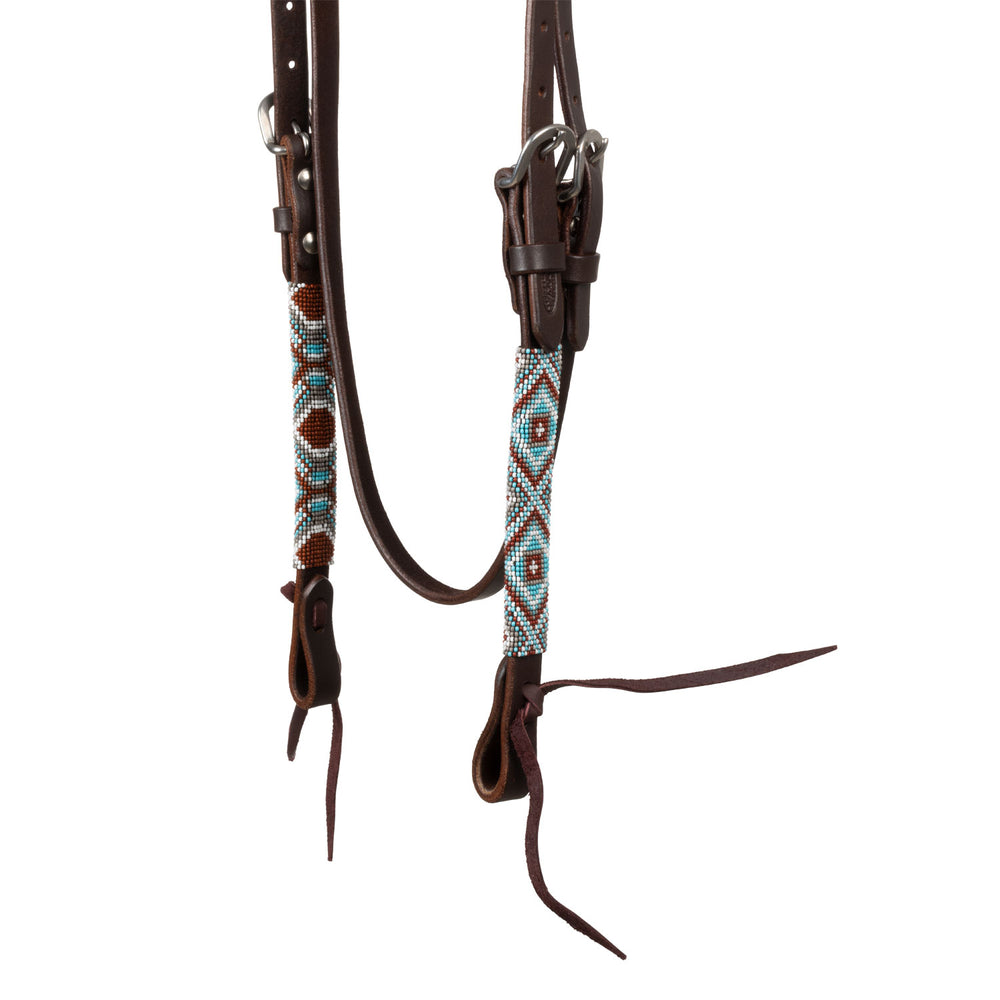 Pool's diamanten kralen geolied western hoofdstel