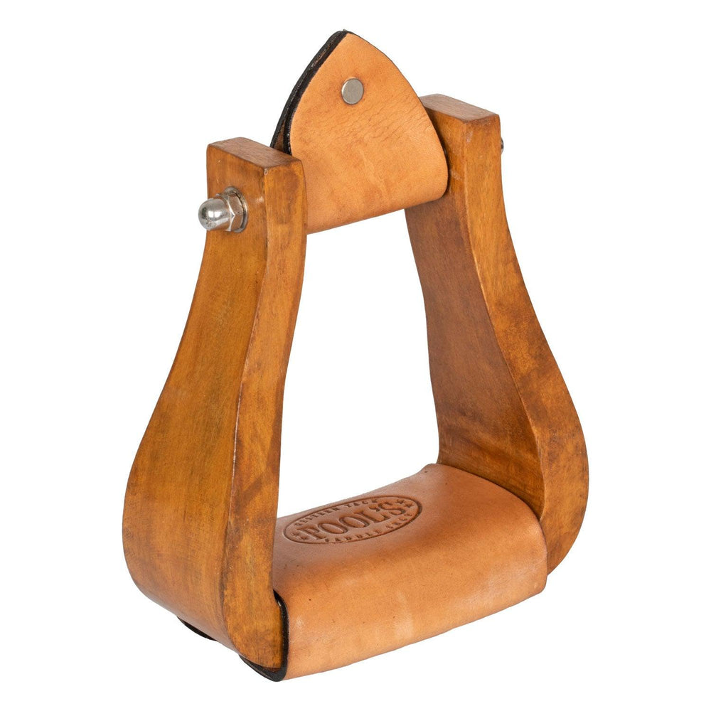 Pool's brede houten westernbeugels