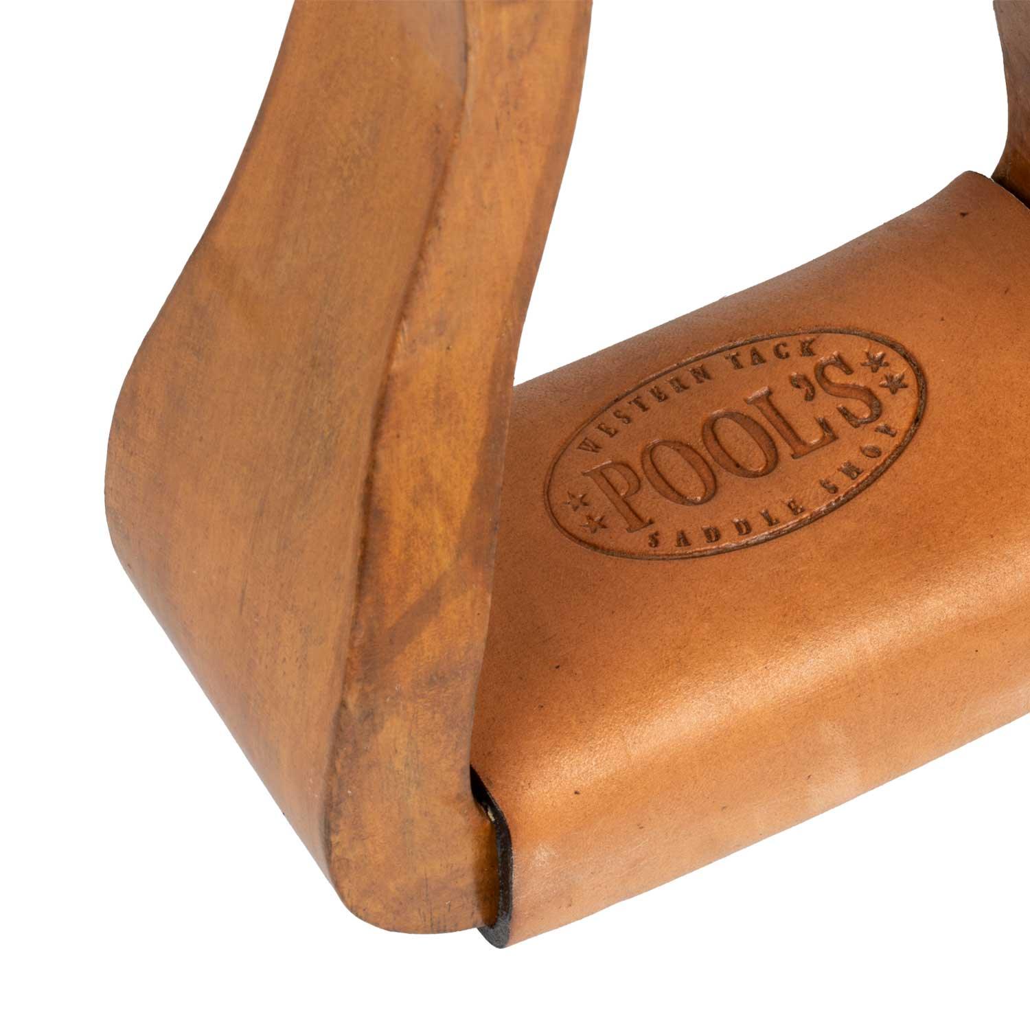 Pool's brede houten westernbeugels