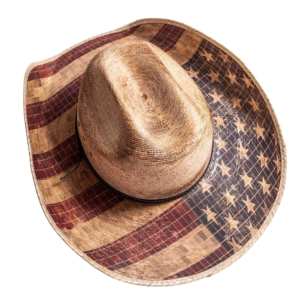 American hat makers Liberty | chapeau de cowboy en paille de palmier mexicaine