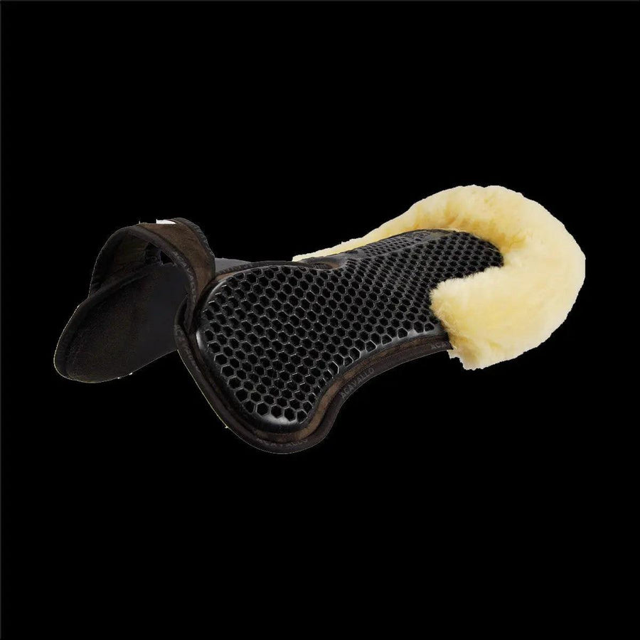 Acavallo withers free hexagonal soft gelpad with memory and back sheepskin edge AC 175 Acavallo