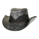 American hat makers Stampede | Cowboyhoed van rundleer met mesh zijkanten