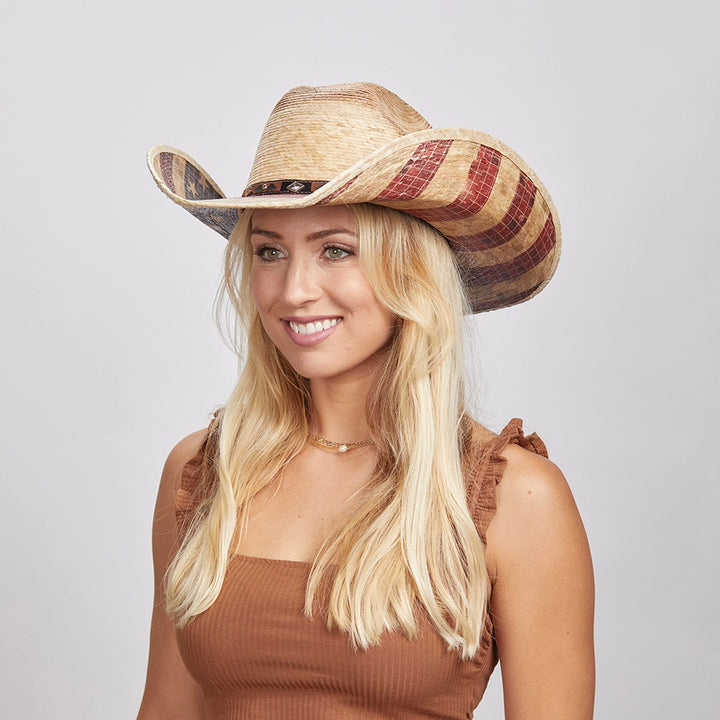American hat makers Liberty | Cowboyhut aus mexikanischem Palmenstroh