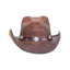 American hat makers Cyclone | Heren lederen cowboyhoed