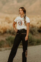 T-shirt Rodeo Quincy à rayures et étoiles