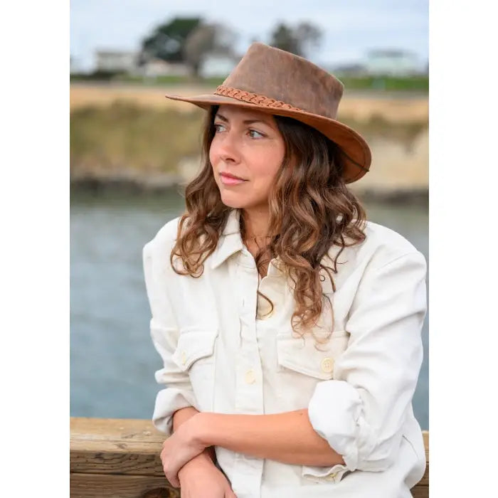 American hat makers Crusher | knautschbare Outback-Hut
