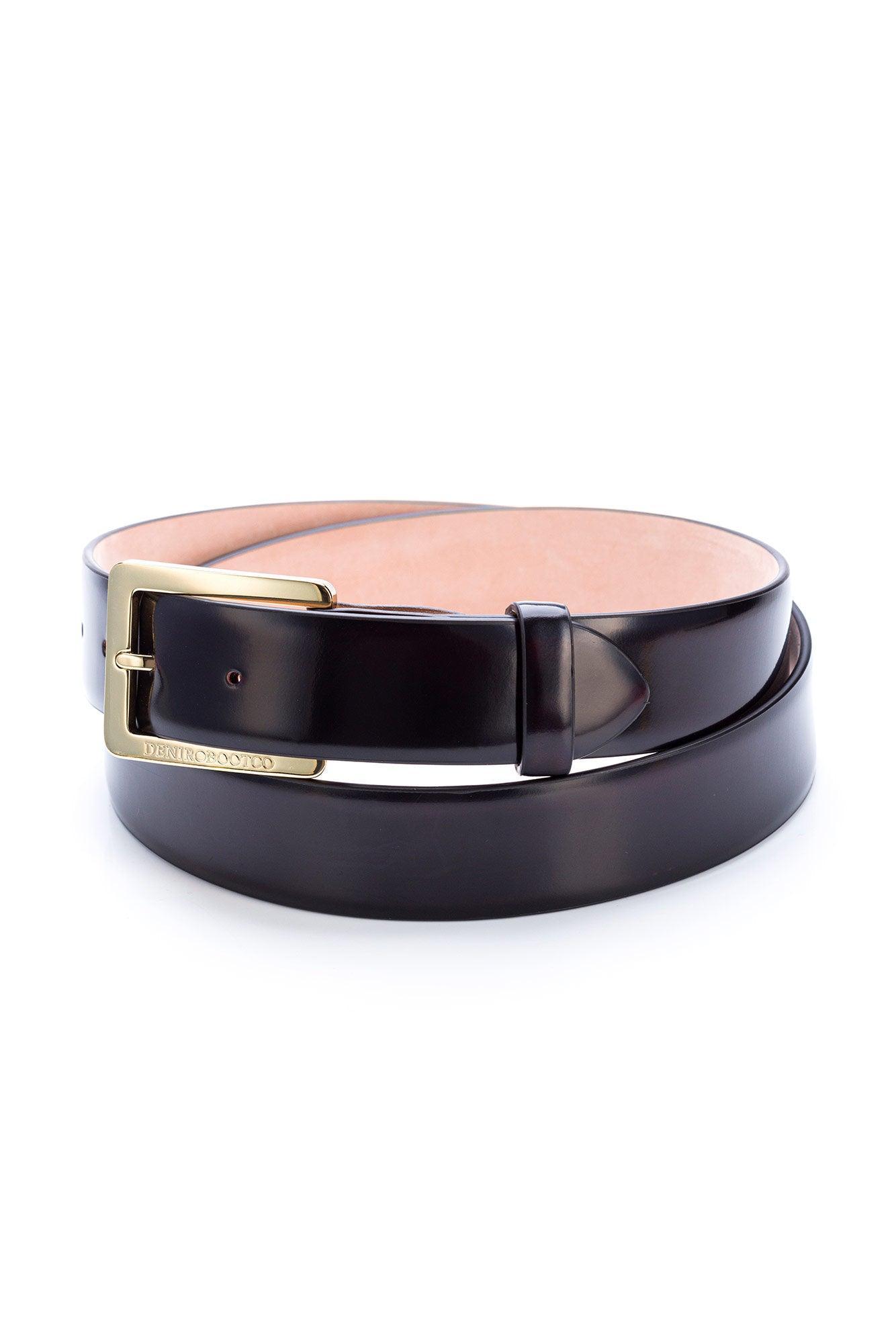 De Niro brushed burgundy belt 00U H 35 - HorseworldEU