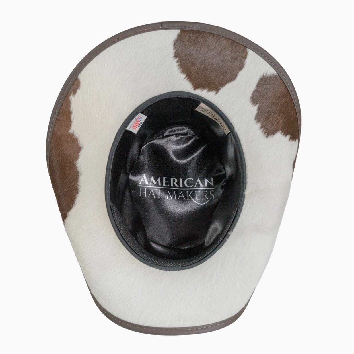 American hat makers Pinto | chapeau de cowboy en cuir avec détails en cuir de veau