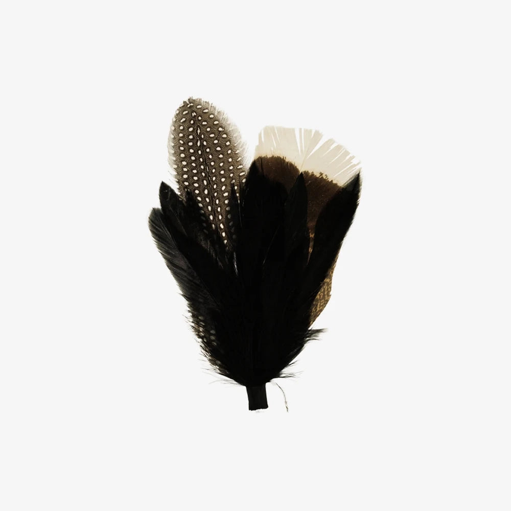 American hat makers black hat feather