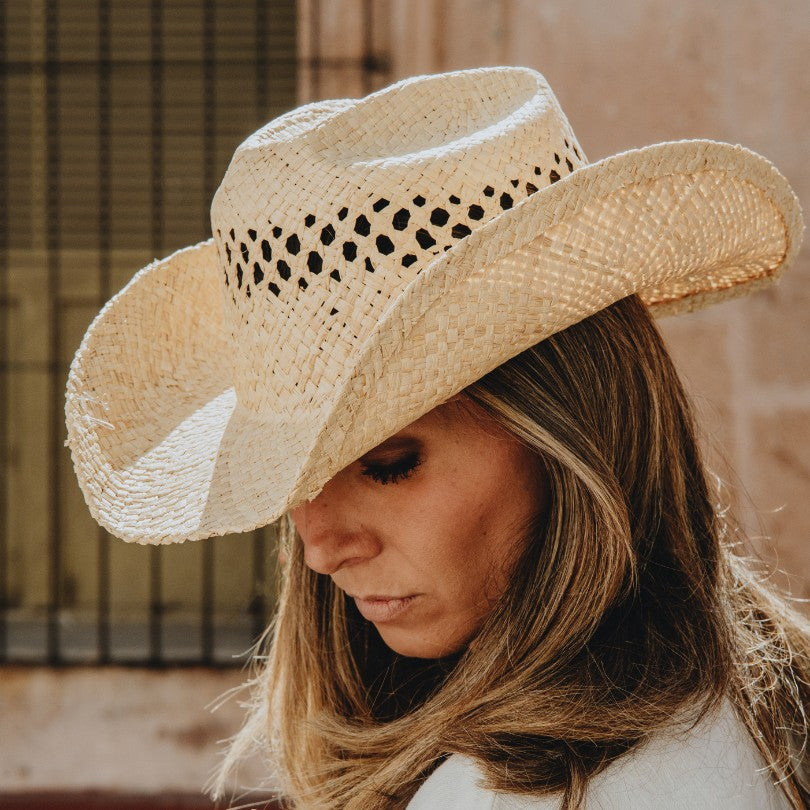 Sandoval Mazatlan raffia cowboyhut für Damen