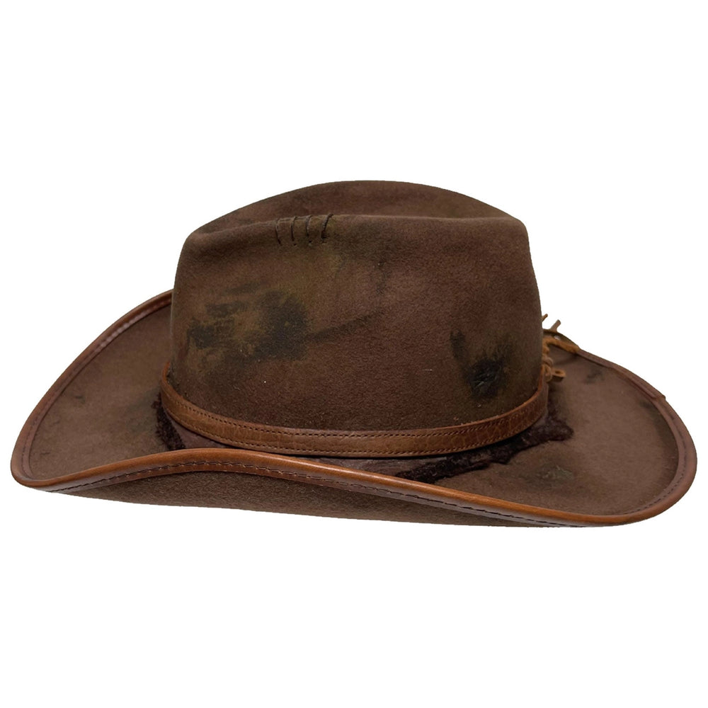 American hat makers Duke | Bruine vilten cowboyhoed