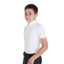 Equestro boys slim fit competition polo shirt with four buttons - HorseworldEU