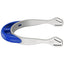 Herm. Sprenger fairRider spurs - aluminium, neck 20mm blue thick rounded 47613 Herm. Sprenger