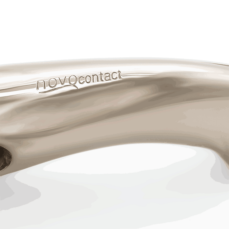Herm. Sprenger novocontact eggbut bit with D-shaped rings 14 mm single jointed sensogan 40343 - HorseworldEU