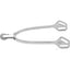 Herm. Sprenger Ultra fit slimline spurs with Balkenhol fastening - Stainless steel, 25 mm rounded with little round rowel Herm. Sprenger